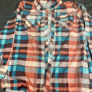 Long sleeve plaid shirt